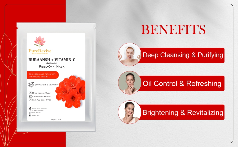 Buraansh + Vitamin-C Peel Off Mask - Image 4