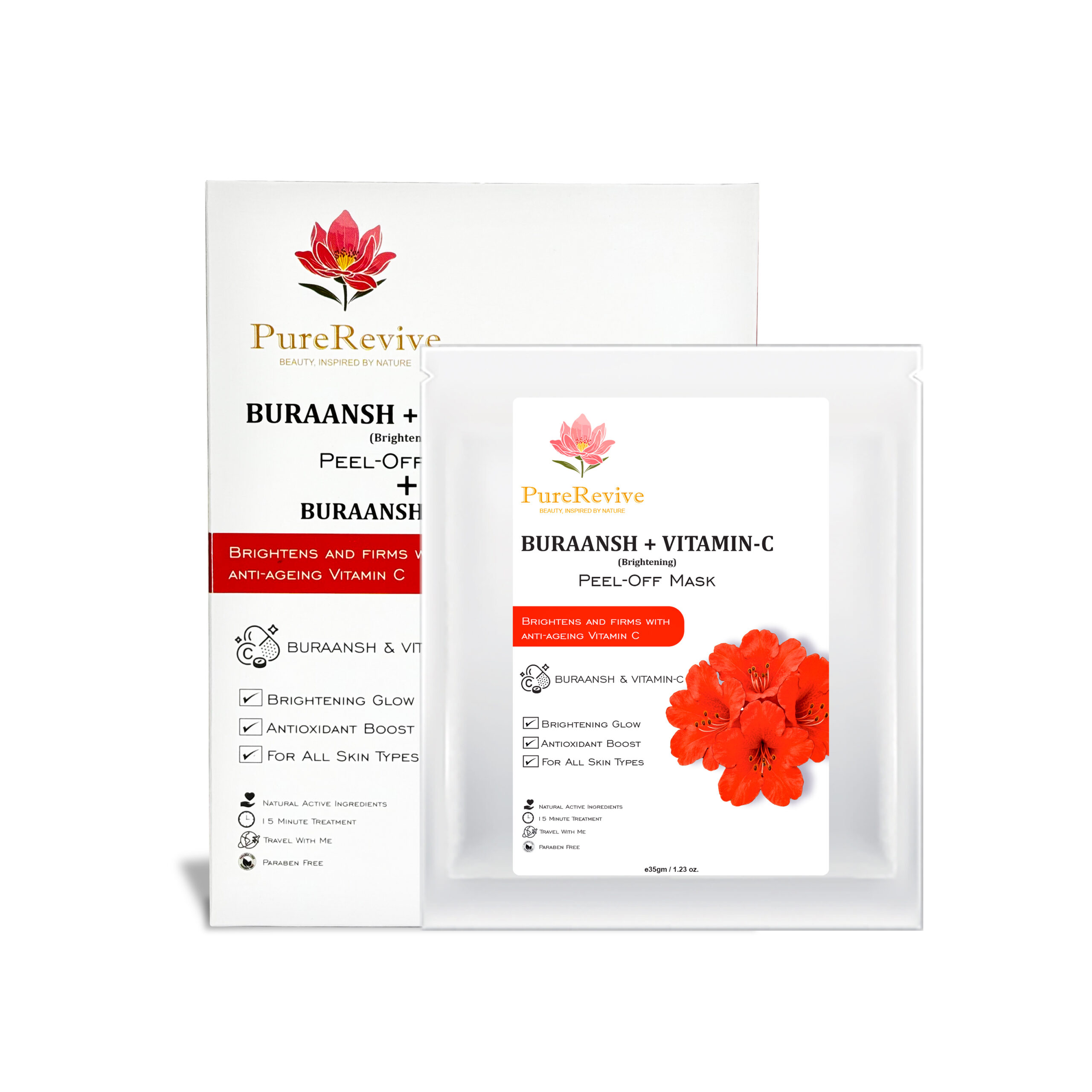 Buraansh + Vitamin-C Peel Off Mask - Image 8